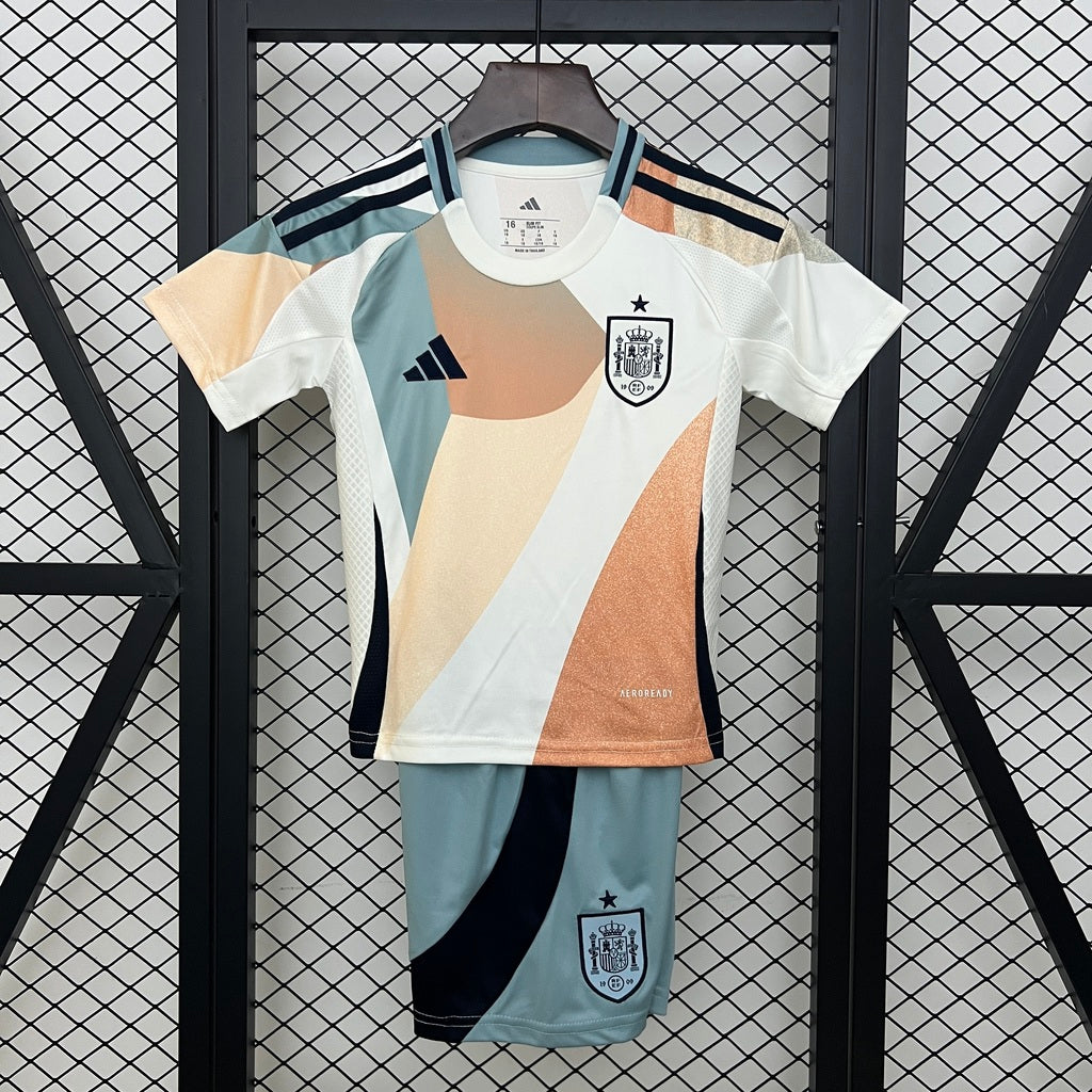 Kit Infantil Espanha Away 25/26 - Colorido