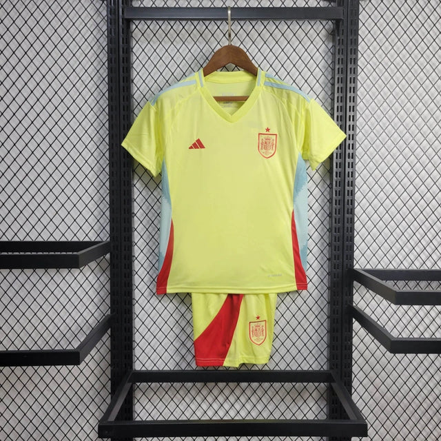 Kit Infantil Espanha Away 24/25 -Amarela