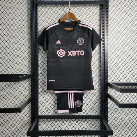 Kit Infantil Inter Miami Away 23/24 -Preto