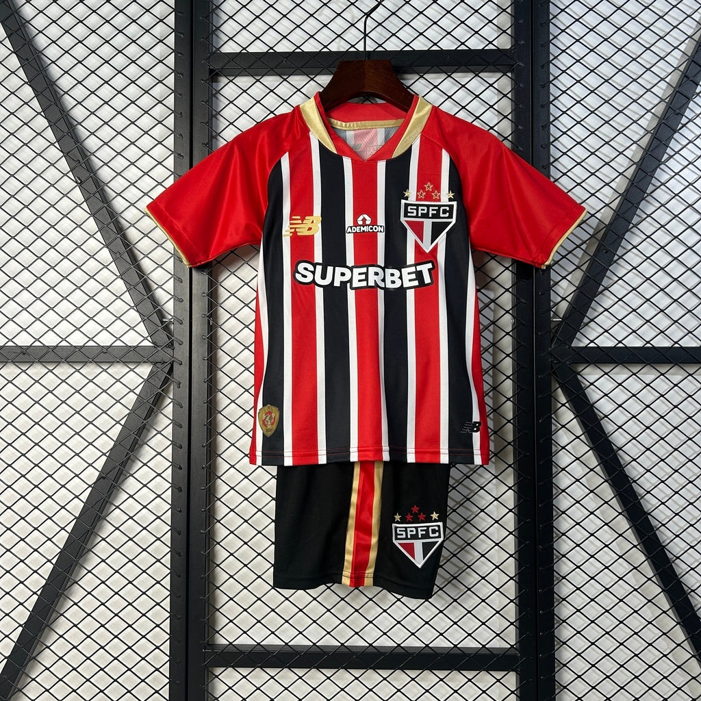 Kit Infantil São Paulo Home 25/26 - Tricolor
