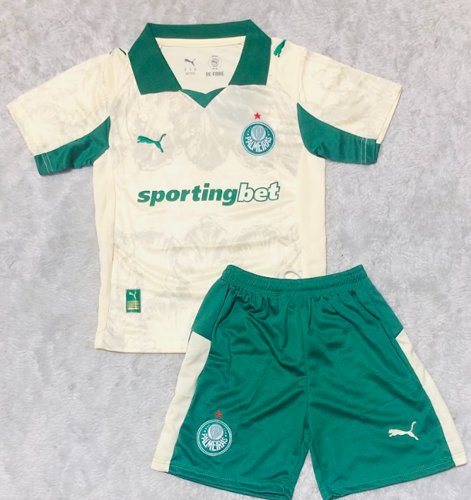 Kit Infantil Palmeiras Edição Super Mundial 25/26 - Bege