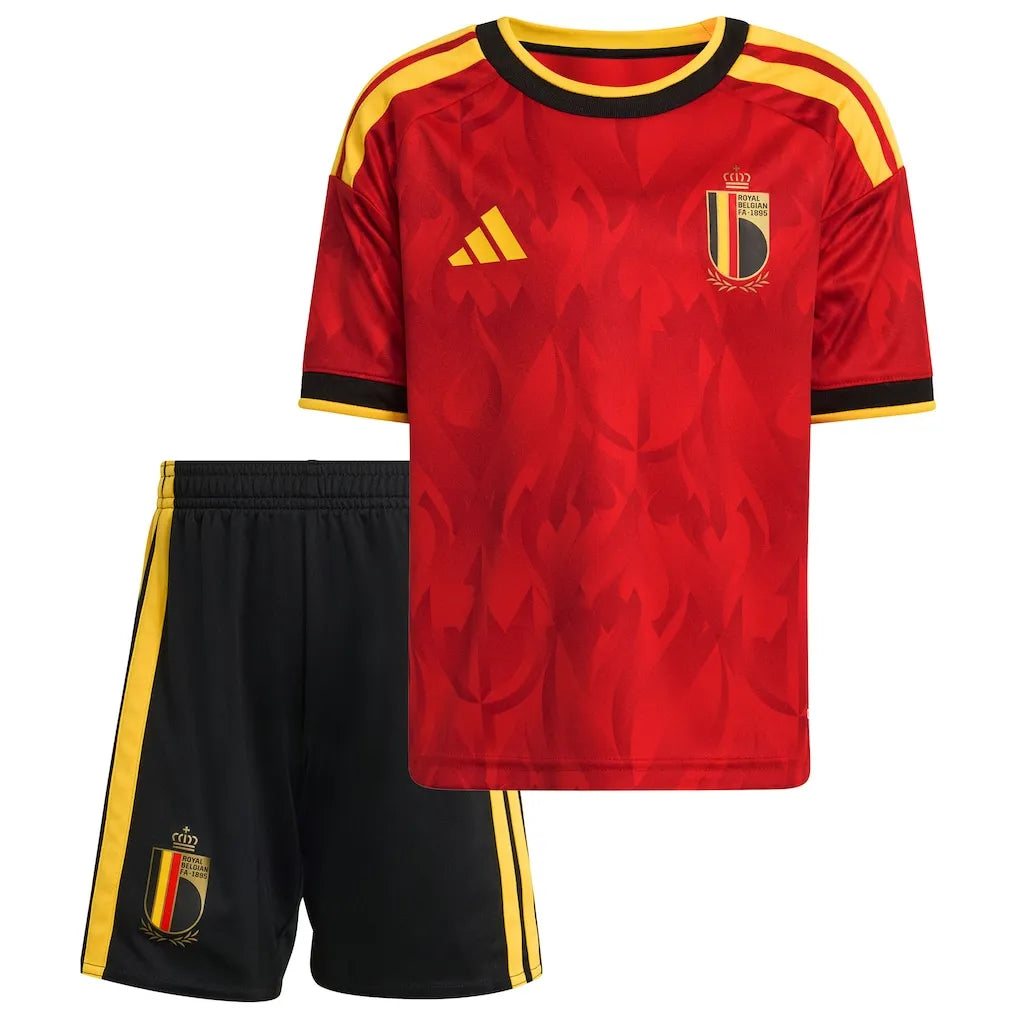 Kit Infantil Bélgica Home 26/27 - Vermelho