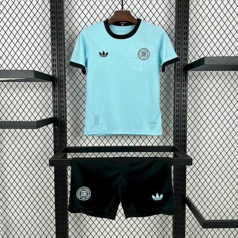 Kit Infantil Alemanha Goleiro 25/26 -Azul Claro