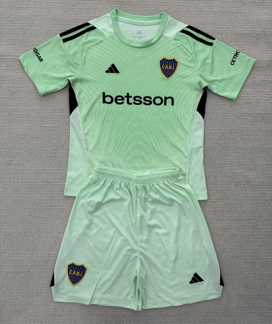 Kit Infantil Boca JRS Goleiro 25/26 - Verde