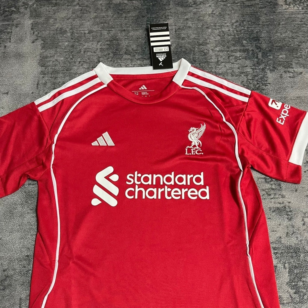 Kit Infantil Liverpool Home25/26 - Vermelho