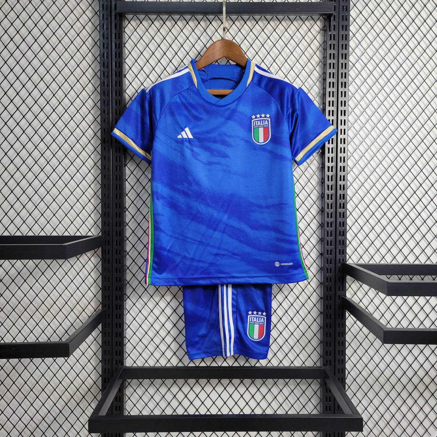 Kit Infantil Itália Home 23/24 -Azul